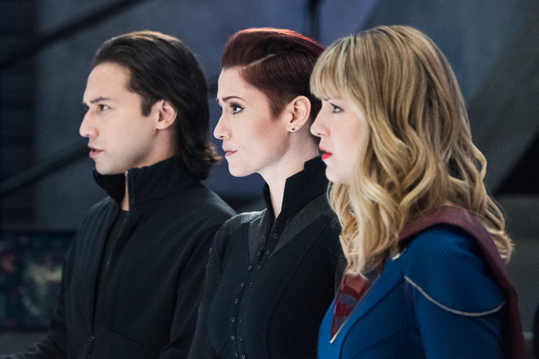 Supergirl - Jesse Rath, Chyler Leigh, and Melissa Benoist © Dean Buscher/The CW 2016